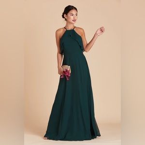 Birdy Grey JULES DRESS CHIFFON EMERALD Green NEW NWT XXL 2XL BRIDESMAID WEDDING